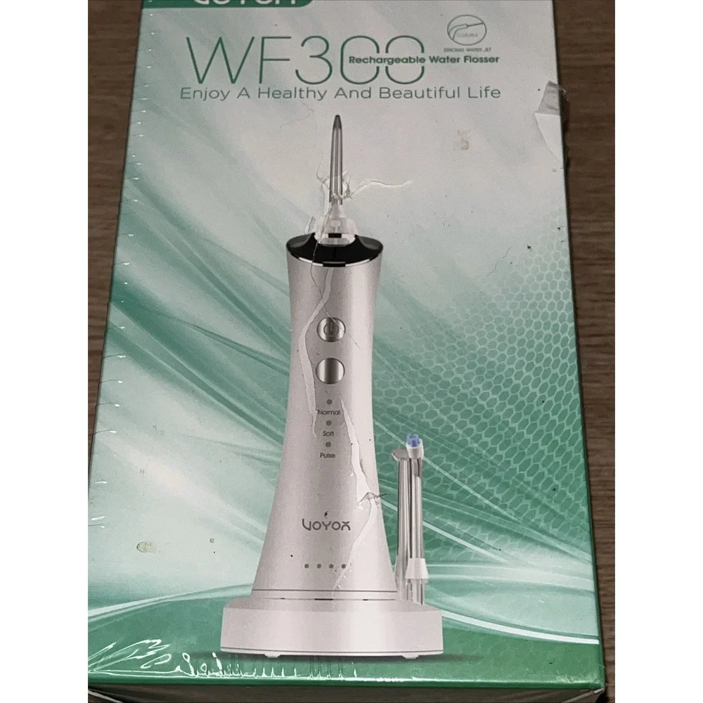 VOYOR Water Flosser Oral Irrigator Cordless Rechargeable Dental Water New/Sealed